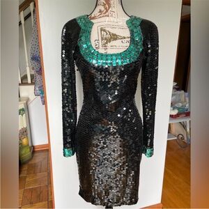 Niteline Sequin Dress, Size 4